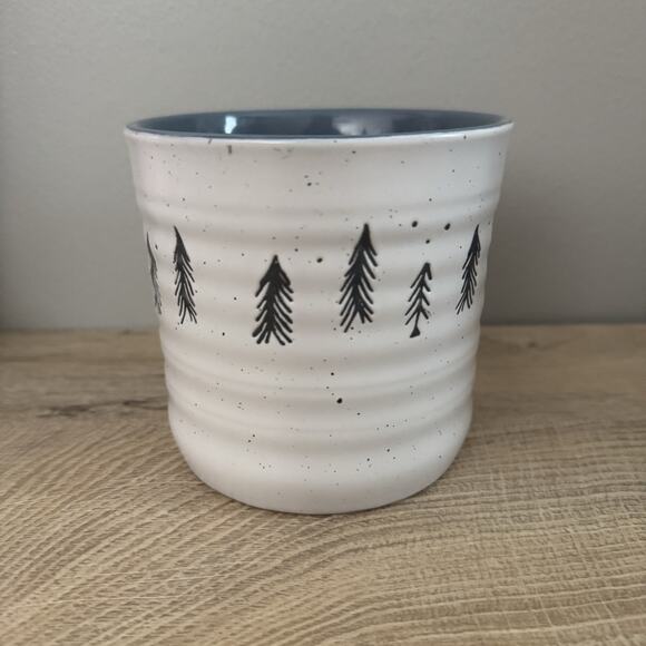 Peppermint & Pine Two Gnomes Holding Hands Trees‎ Treat Jar Canister No Lid - Picture 5 of 9